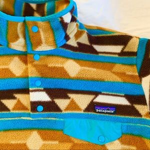 Patagonia - Women Synchilla Snap-T RARE Aztec XL